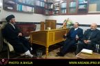 دیدار نائب رئیس هیات امنا و مدیر نمایندگی ستاد دیه استان با نماینده محترم ولی فقیه در استان اردبیل