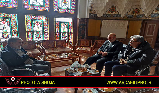 دیدار مدیر ستاد مردمی دیه اردبیل با رئیس عتبات عالیات استان